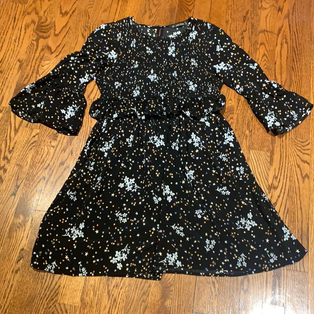 Zara 3/4 length sleeve dress